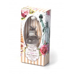 Yellow Stripped Linen Perfume Diffuser